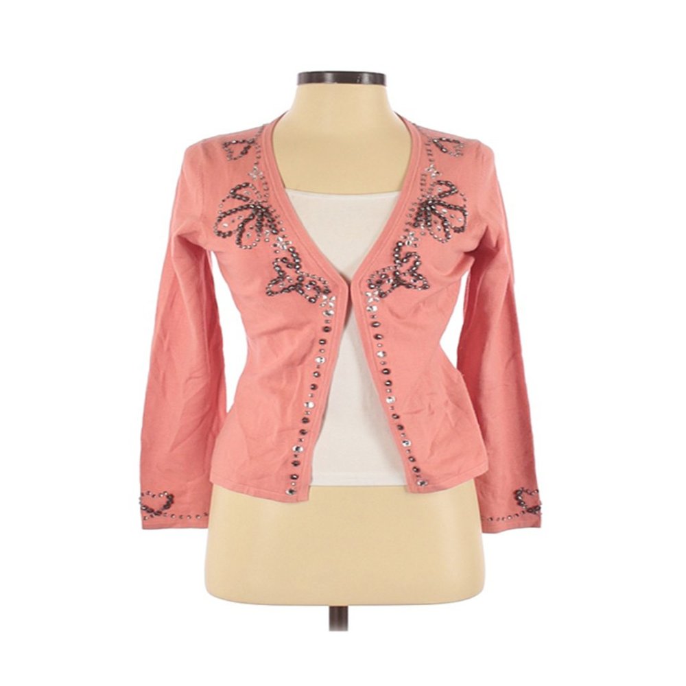 BCBG beaded cardigan